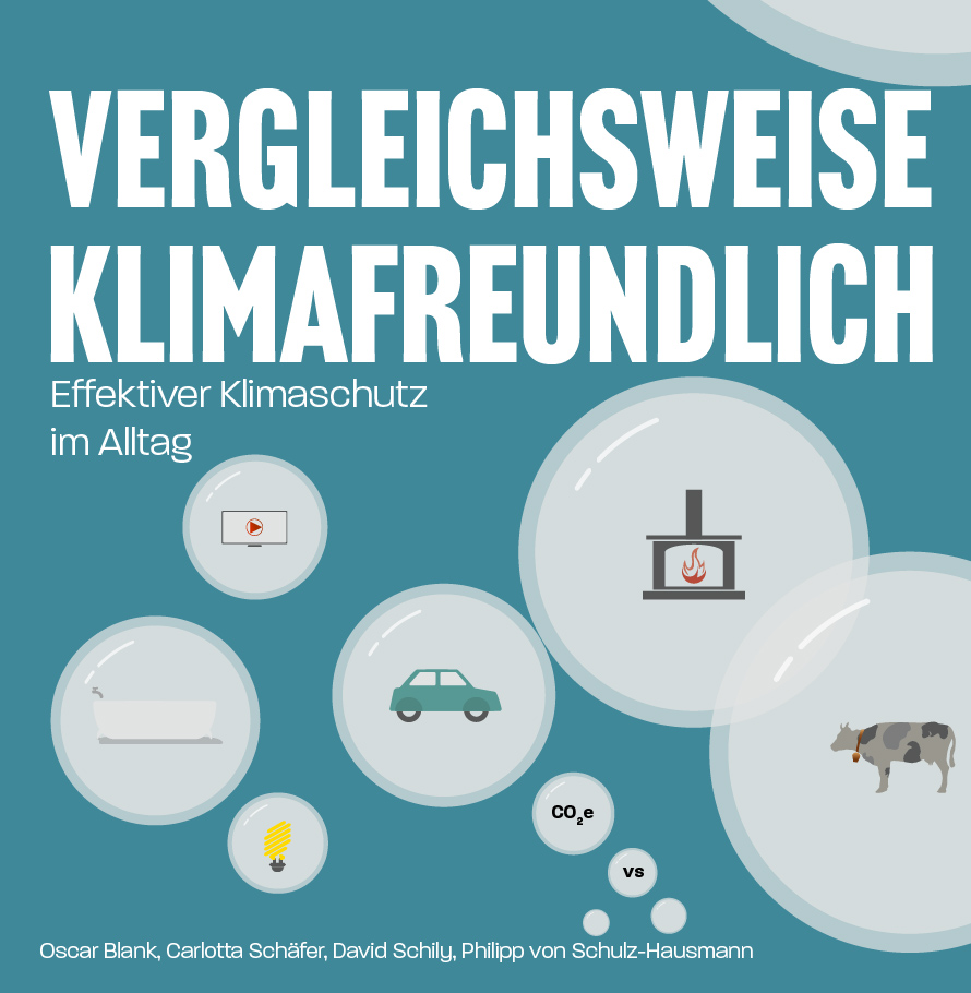 Cover des Buchs Vergleichsweise Klimafreundlich - Das Buch über effektiven Klimaschutz im Alltag